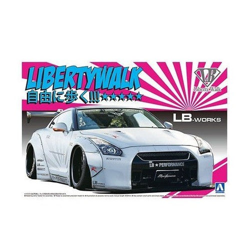 Aoshima 1/24 LB Works 010 日產 R35 GT-R Ver.2 組裝模型 - TwinnerModel