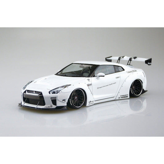 Aoshima 1/24 LB Works 011 R35 GT-R type 1.5 寬體王者 組裝模型 - TwinnerModel