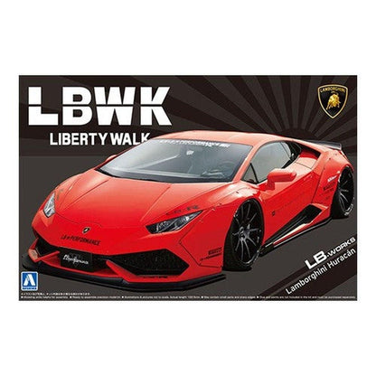 Aoshima 1/24 LB Works 015 LB Works Lamborghini Huracan Ver.1 組裝模型 - TwinnerModel