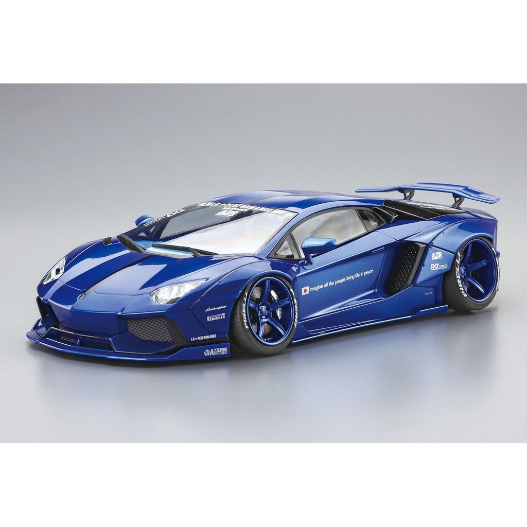 Aoshima 1/24 LB Works 018 林寶堅尼Aventador Ver.2 組裝模型 - TwinnerModel