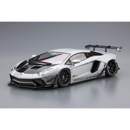 Aoshima 1/24 LB Works 019 蘭博基尼 Aventador 限量版 Ver.1 組裝模型 - TwinnerModel