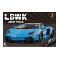 Aoshima 1/24 LB Works Lamborghini Aventador Ver.1 組裝模型 - TwinnerModel