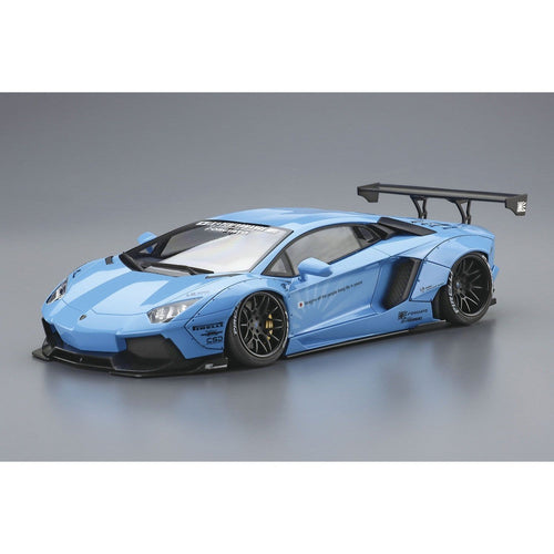 Aoshima 1/24 LB Works Lamborghini Aventador Ver.1 組裝模型 - TwinnerModel