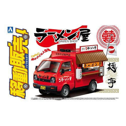 Aoshima 1/24 Moving Stall 010 拉麵餐廳 組裝模型 - TwinnerModel