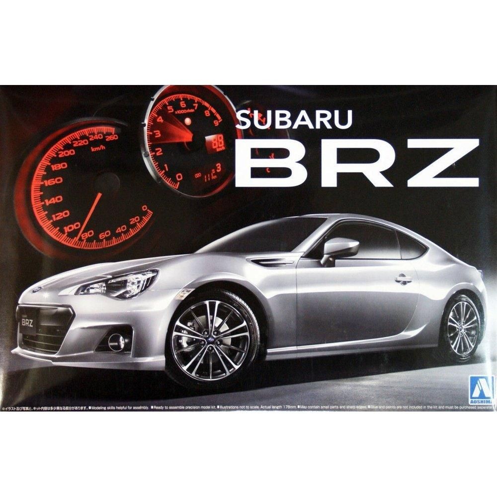 Aoshima 1/24 The Best Car 102 SUBARU BRZ `12 組裝模型 - TwinnerModel