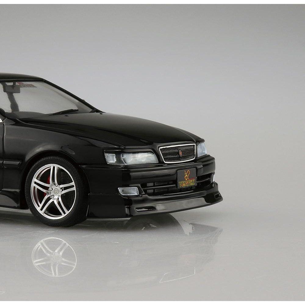 Aoshima 1/24 The Tuned Car 010 VERTEX JZX100 CHASER TOURERV '98 組裝模型 - TwinnerModel