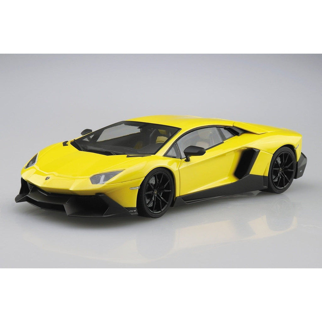 Aoshima 1/24 ZMC 010 林寶堅尼 Aventador 50周年紀念版 組裝模型 - TwinnerModel
