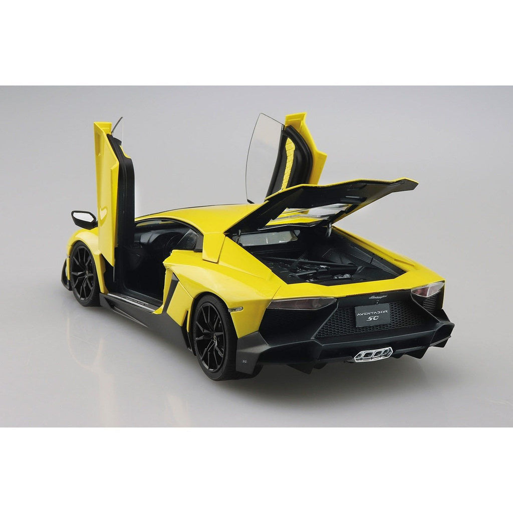 Aoshima 1/24 ZMC 010 林寶堅尼 Aventador 50周年紀念版 組裝模型 - TwinnerModel