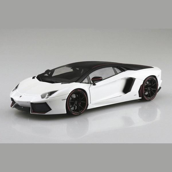 Aoshima 1/24 ZMC 012 林寶堅尼 Aventador PIRELLI 特別版 '14 組裝模型 - TwinnerModel
