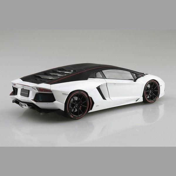 Aoshima 1/24 ZMC 012 林寶堅尼 Aventador PIRELLI 特別版 '14 組裝模型 - TwinnerModel