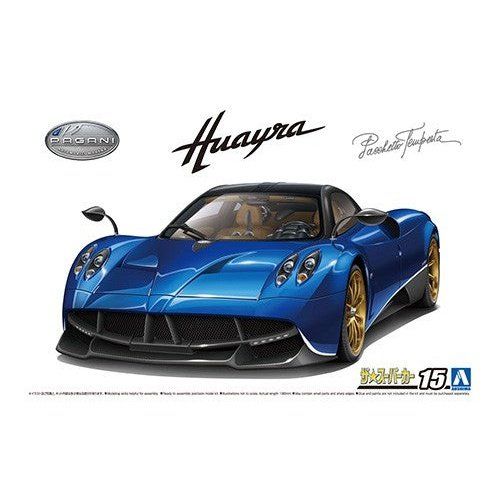 Aoshima 1/24 ZMC 015 帕加尼 Huayra Pacchetto Tempesta 組裝模型 - TwinnerModel