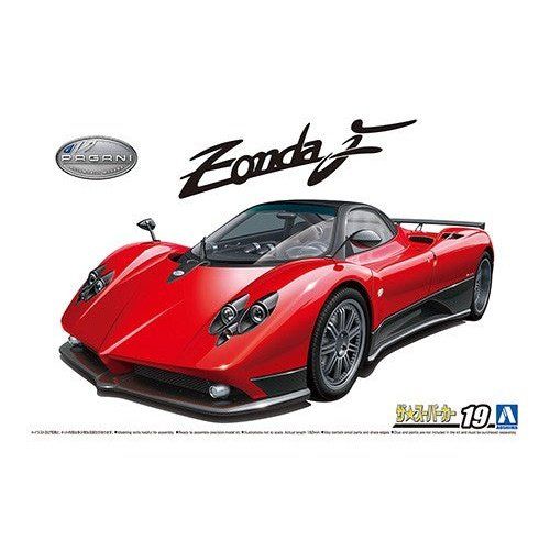 Aoshima 1/24 ZMC 019 帕加尼 Zonda F 組裝模型 - TwinnerModel