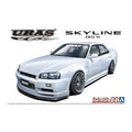 Aoshima 1/24 ZMT 004 URAS ER34 SKYLINE TYPE-R '01 (日產) 組裝模型 - TwinnerModel