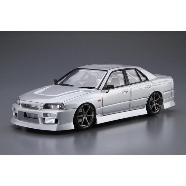 Aoshima 1/24 ZMT 020 URAS ER34 SKYLINE 25GT-T '01 (日產) 組裝模型 - TwinnerModel