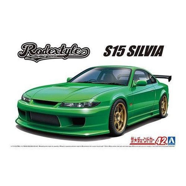 Aoshima 1/24 ZMT 042 RODEXTYLE S15 SILVIA '99 組裝模型 - TwinnerModel