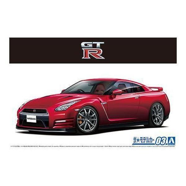 Aoshima 1/24 ZM 003 日產 R35 GT-R 純淨版 '14 組裝模型 - TwinnerModel