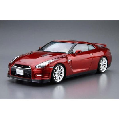 Aoshima 1/24 ZM 003 日產 R35 GT-R 純淨版 '14 組裝模型 - TwinnerModel