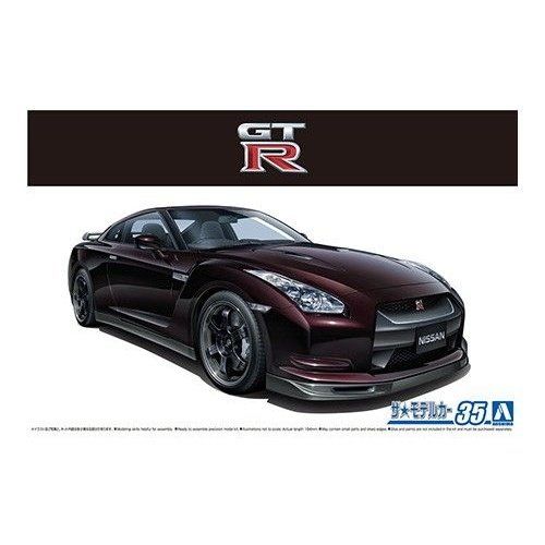 Aoshima 1/24 ZM 035 日產 R35 GT-R SPEC-V '09 組裝模型 - TwinnerModel