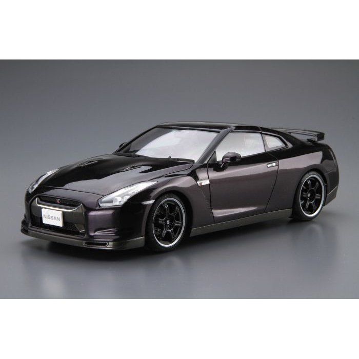 Aoshima 1/24 ZM 035 日產 R35 GT-R SPEC-V '09 組裝模型 - TwinnerModel