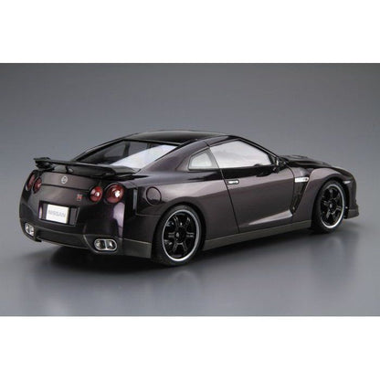 Aoshima 1/24 ZM 035 日產 R35 GT-R SPEC-V '09 組裝模型 - TwinnerModel