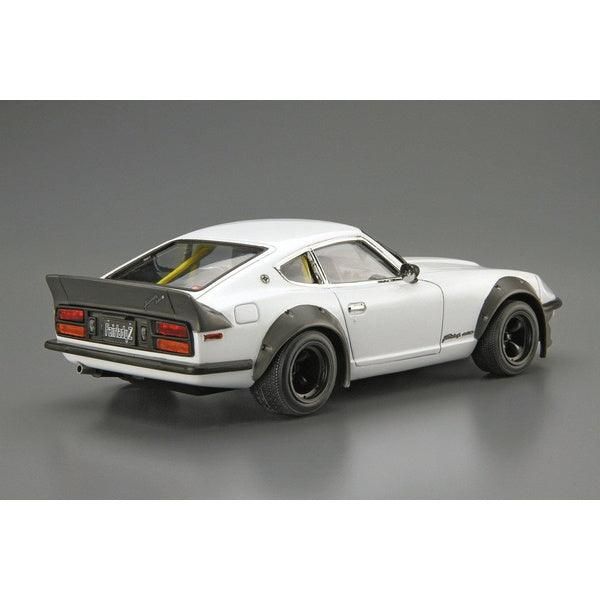 Aoshima 1/24 ZM 128 日產 S30 FAIRLADY Z Aero 定製版2 '75 組裝模型 - TwinnerModel