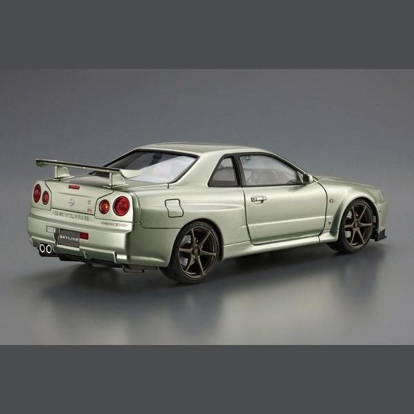 Aoshima 1/24 ZM 134 日產 BNR34 SKYLINE GT-R V-SPECII NUR. '02 組裝模型 - TwinnerModel