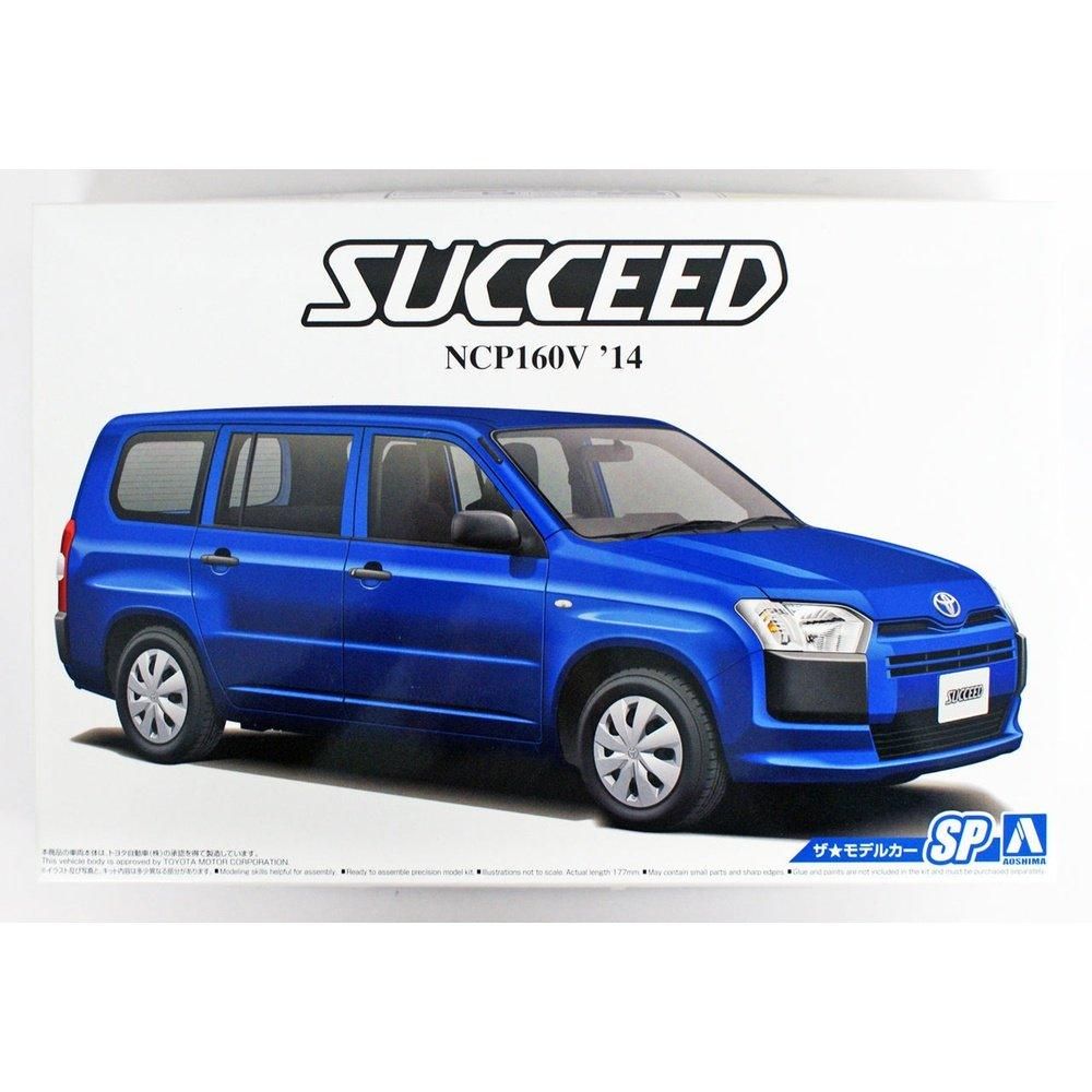 Aoshima 1/24 ZM SP 豐田 NCP160V Succeed '14 組裝模型 - TwinnerModel