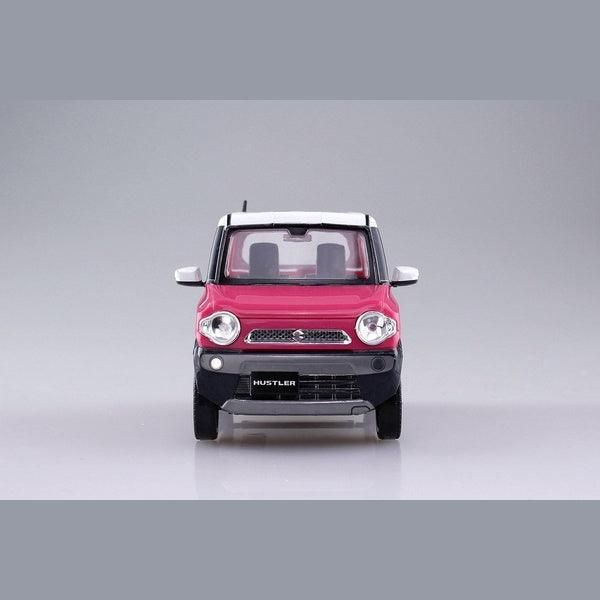 Aoshima 1/32 The SNAP-KIT 01-B 鈴木Hustler（糖果粉金屬） 組裝模型 - TwinnerModel