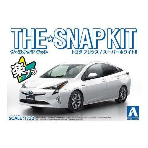 Aoshima 1/32 The SNAP-KIT 02-A 豐田Prius（超級白II） 組裝模型 - TwinnerModel