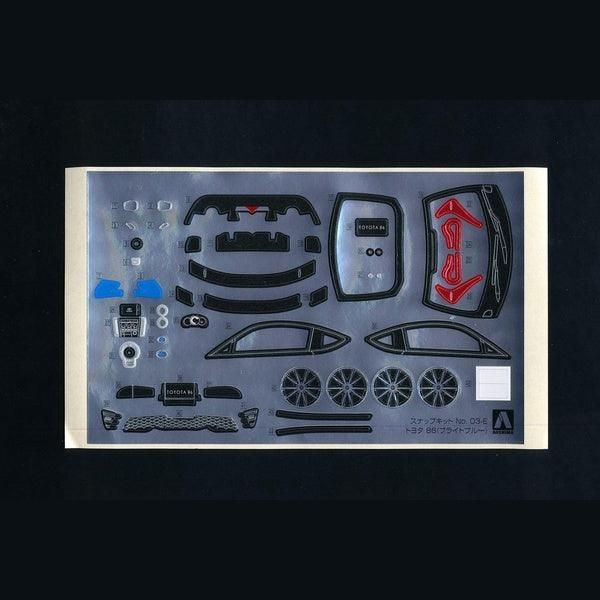 Aoshima 1/32 The SNAP-KIT 03E 豐田 TOYOTA 86 亮藍 組裝模型 - TwinnerModel