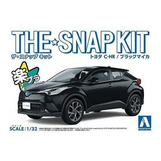 Aoshima 1/32 The SNAP-KIT 06B 豐田Toyota C-HR SUV 黑色 組裝模型 - TwinnerModel