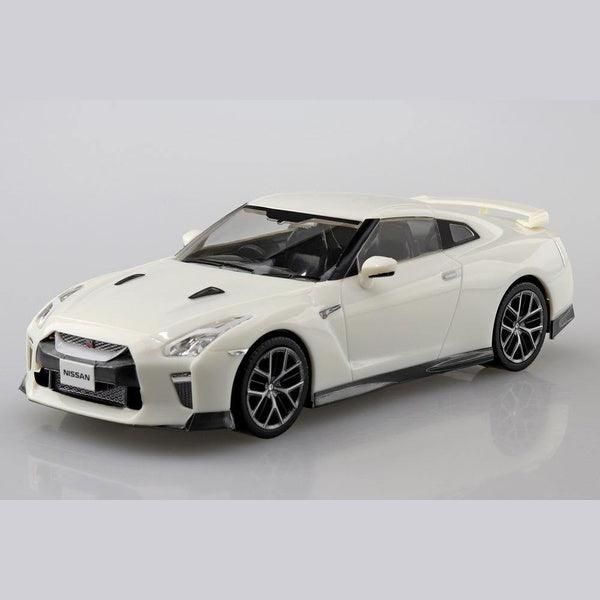 Aoshima 1/32 The SNAP-KIT 07B Nissan GT-R 亮白珍珠 組裝模型 - TwinnerModel