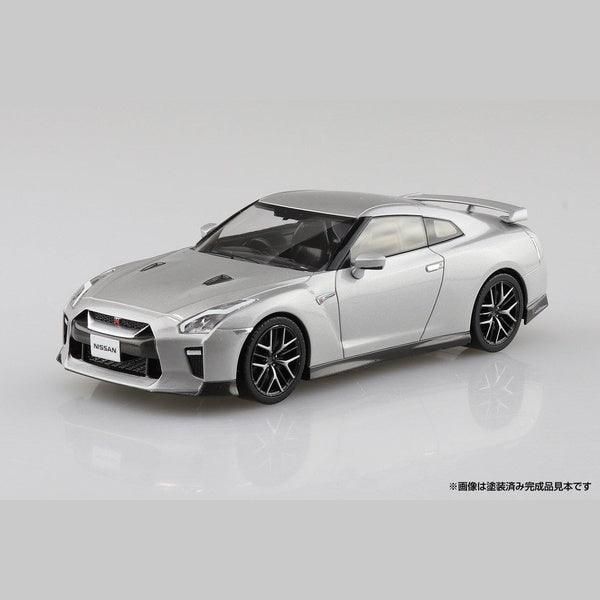 Aoshima 1/32 The SNAP-KIT 07D 日產NISSAN GT-R 金屬銀 組裝模型 - TwinnerModel