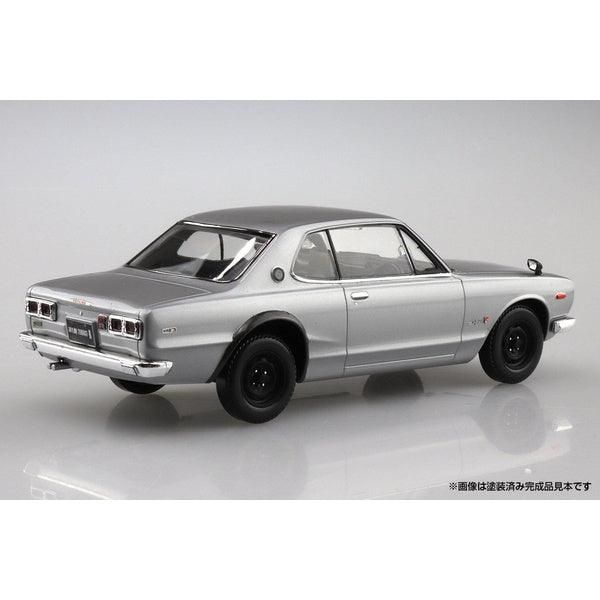Aoshima 1/32 The SNAP-KIT 09A 日產 Nissan Skyline 2000GT-R 銀色 組裝模型 - TwinnerModel