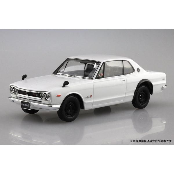 Aoshima 1/32 The SNAP-KIT 09B 日產 Nissan Skyline 2000GT-R 白色 組裝模型 - TwinnerModel