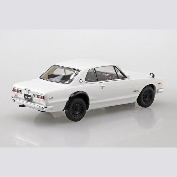 Aoshima 1/32 The SNAP-KIT 09B 日產 Nissan Skyline 2000GT-R 白色 組裝模型 - TwinnerModel
