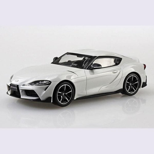 Aoshima 1/32 The SNAP-KIT 10-B 豐田GR Supra（白色金屬） 組裝模型 - TwinnerModel