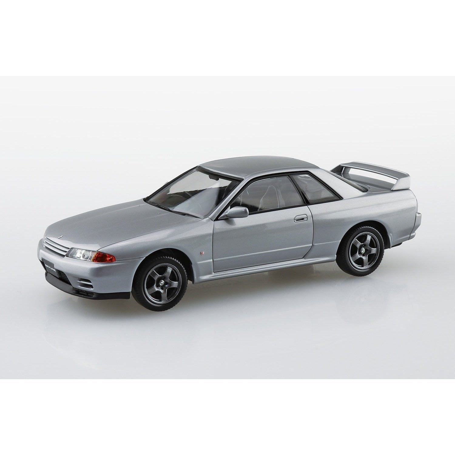 Aoshima 1/32 The SNAP-KIT 14-D 日產R32 Skyline GT-R（閃亮銀） 組裝模型 - TwinnerModel