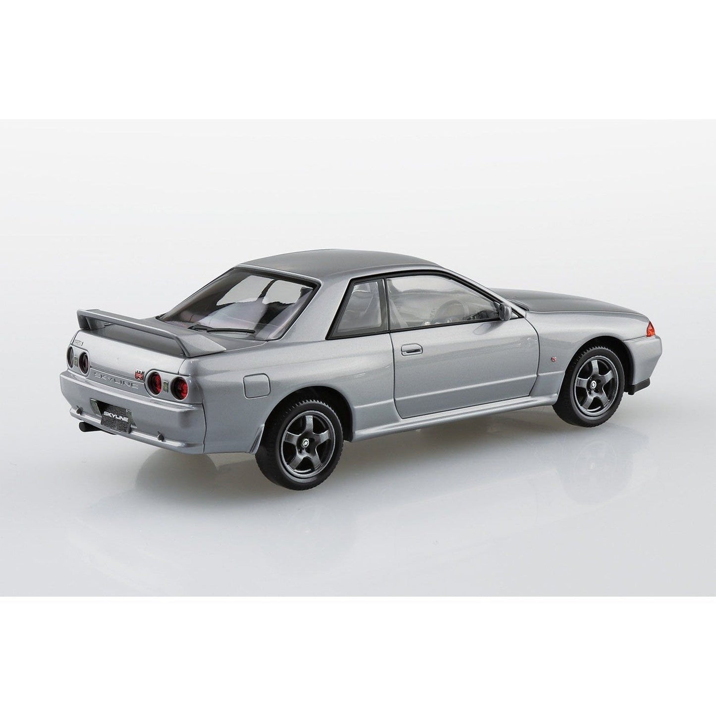 Aoshima 1/32 The SNAP-KIT 14-D 日產R32 Skyline GT-R（閃亮銀） 組裝模型 - TwinnerModel