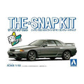Aoshima 1/32 The SNAP-KIT 14A 日產R32 Skyline GT-R（槍灰金屬） 組裝模型 - TwinnerModel