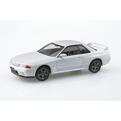 Aoshima 1/32 The SNAP-KIT 14B 日產R32 Skyline GT-R（水晶白） 組裝模型 - TwinnerModel