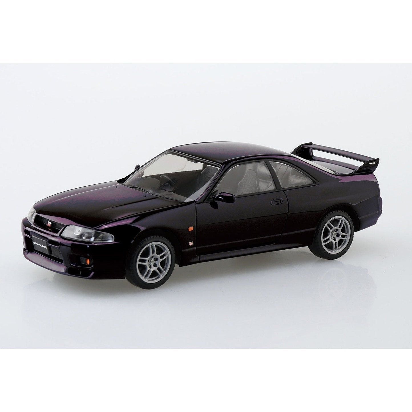 Aoshima 1/32 The SNAP-KIT 15-A 日產R33 Skyline GT-R（午夜紫） 組裝模型 - TwinnerModel