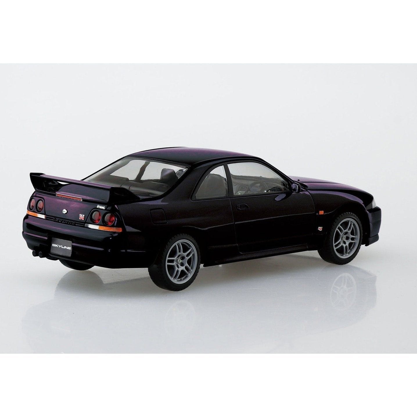 Aoshima 1/32 The SNAP-KIT 15-A 日產R33 Skyline GT-R（午夜紫） 組裝模型 - TwinnerModel