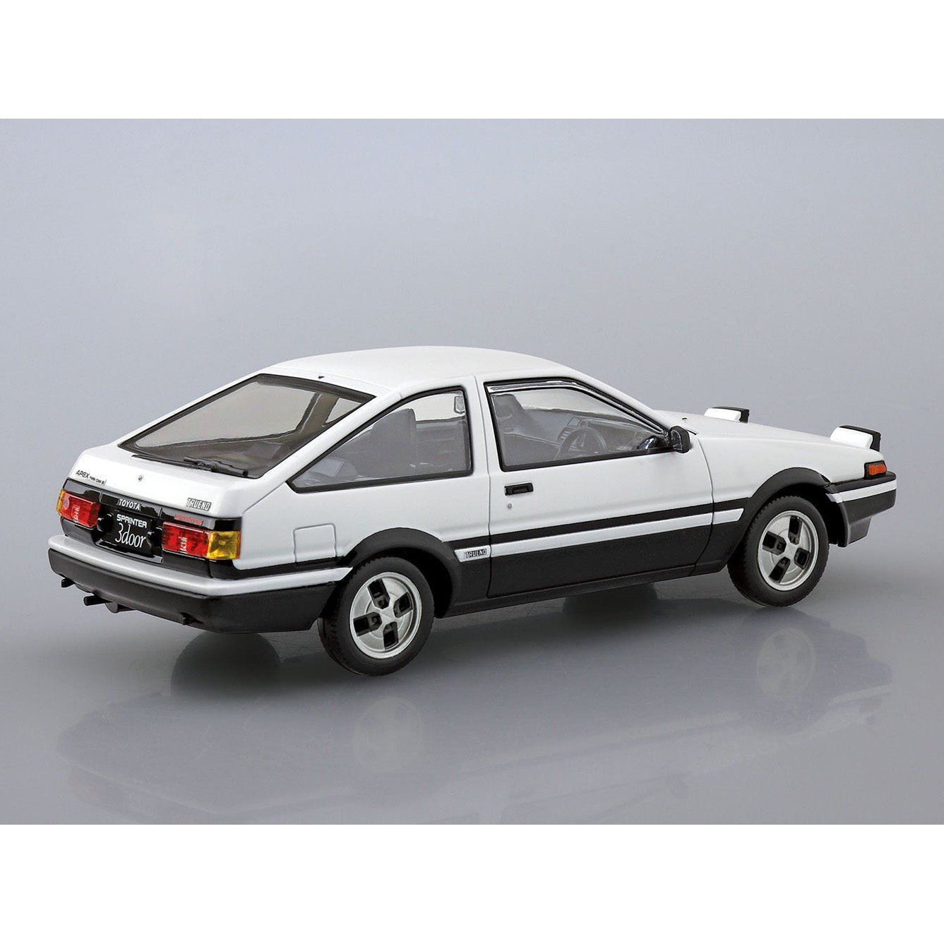 Aoshima 1/32 The SNAP-KIT 16-A 豐田 Sprinter Trueno（高科技雙色） 組裝模型 - TwinnerModel