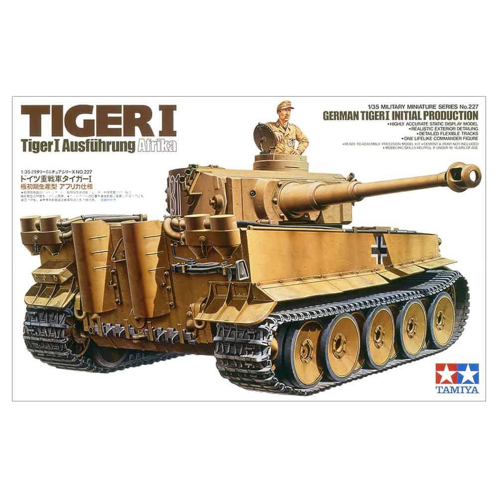 Tamiya 1/35 MM 35227 德國虎式戰車 I 型初期生產型 組裝模型