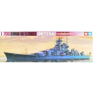 Tamiya 1/700 WL 77520 German Battlecruiser Gneisenau Plastic Model Kit