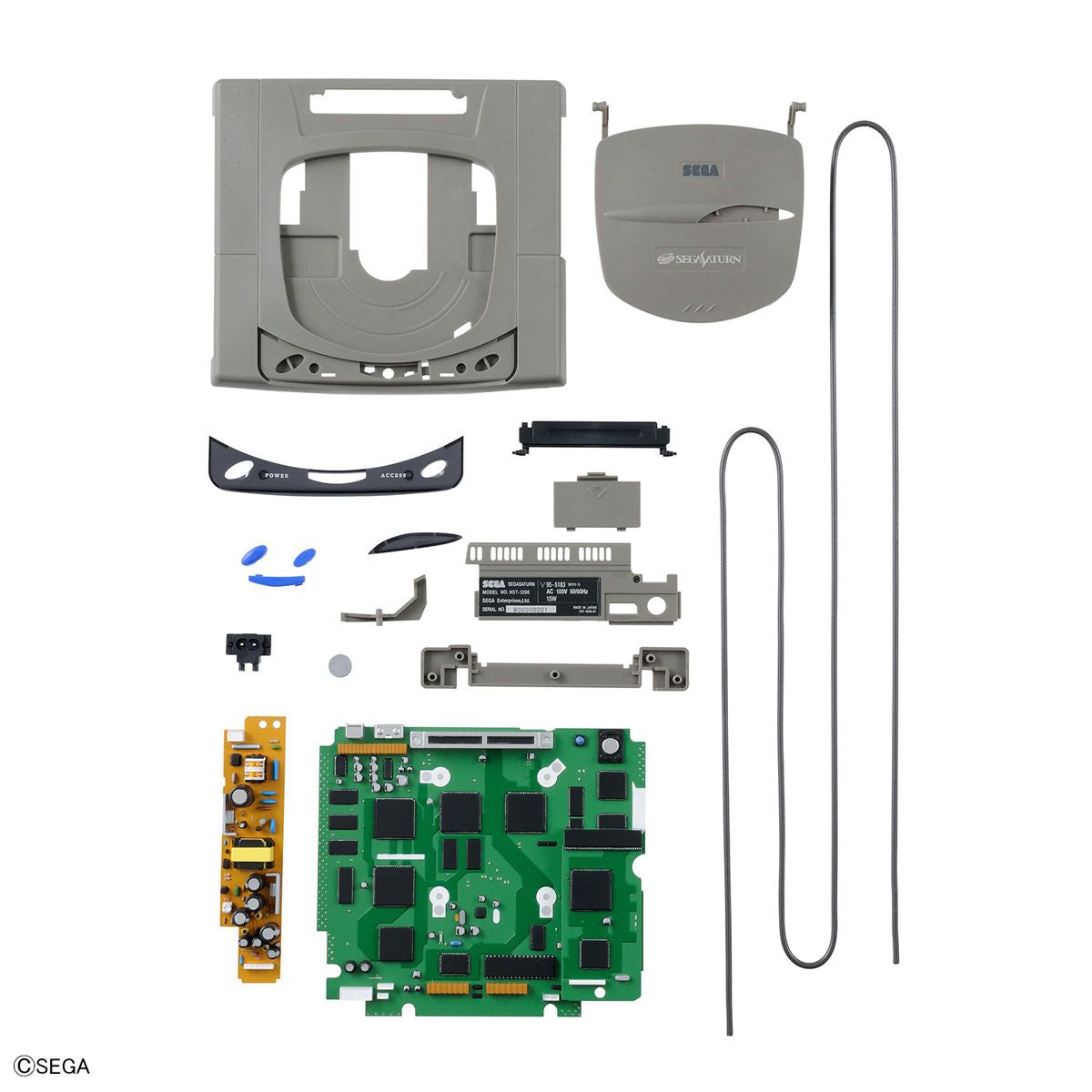 Bandai 2/5 熱潮編年史 Sega Saturn 世嘉 (HST-3200) 組裝模型 - TwinnerModel