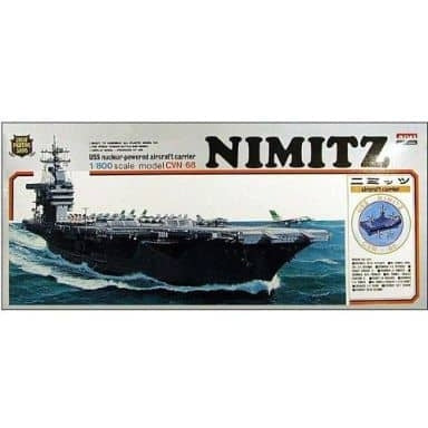 ARII 1/800 Great Ships A124 Nuclear-Powered Aircraft Carrier USS Nimitz CVN-68 組裝模型