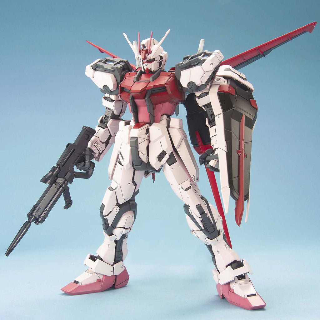 Perfect Grade Model Kit Bandai 1/60 Perfect Grade MBF-02 Strike Rouge + Sky Grasper Plastic ...