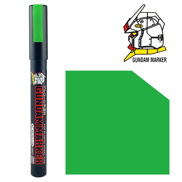 Mr Hobby GM-09 Gundam Marker Eye Green Angled Flat Edge Tip